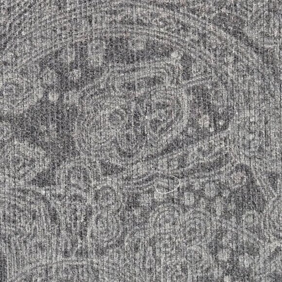 Adolfo Mens Corduroy Sport Coat Black Paisley Blazer 44R Tailored Lined Cotton - Picture 15 of 16